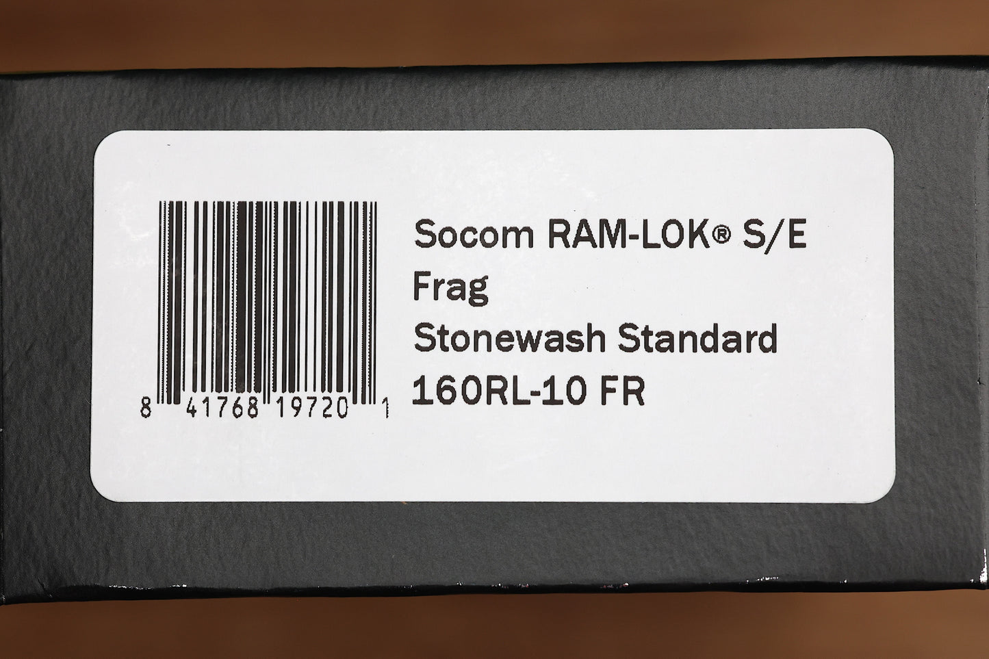 MICROTECH SOCOM RAM-LOK W/ ALUMINUM FRAG HANDLES & S/E STONEWASH M390MK 160RL-10FR