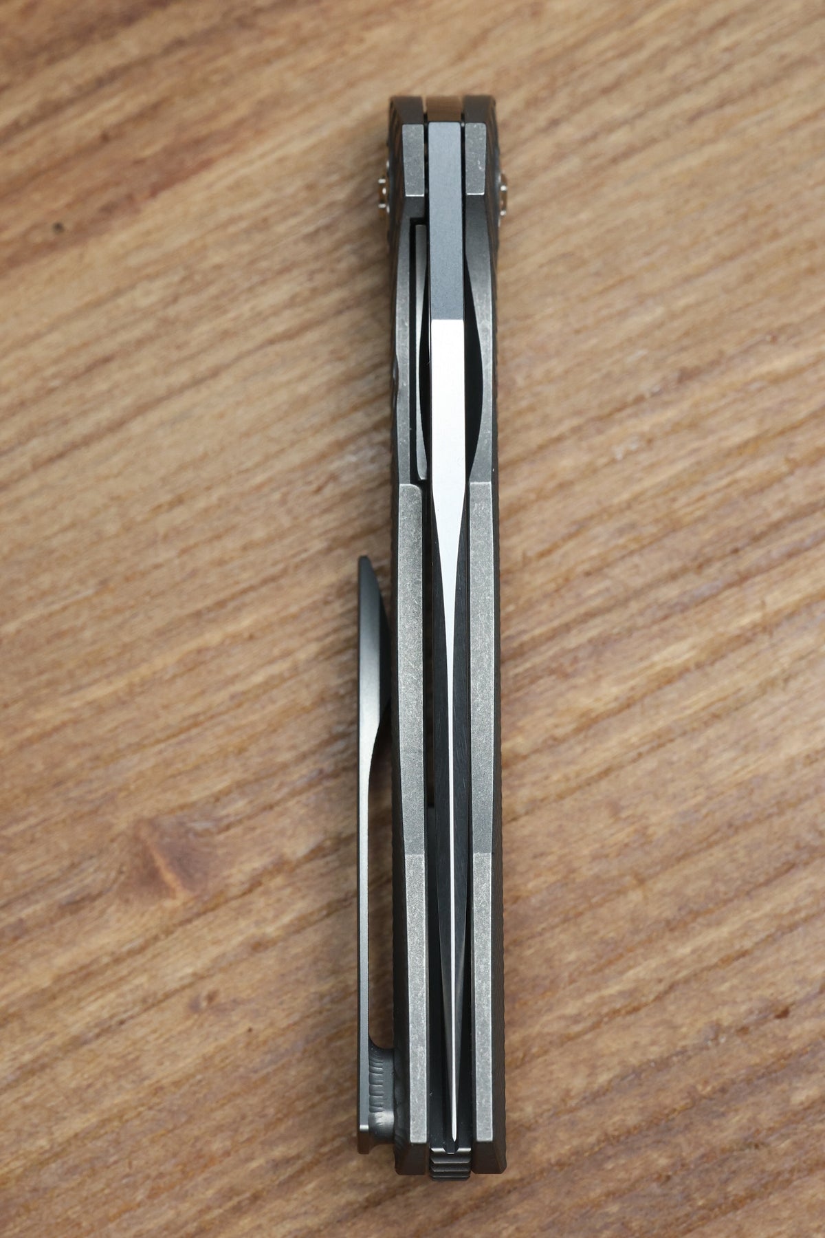 KODY EUTSLER INSET DUK DRAGONSCALE TITANIUM CPM154 BLADE (PREOWNED)