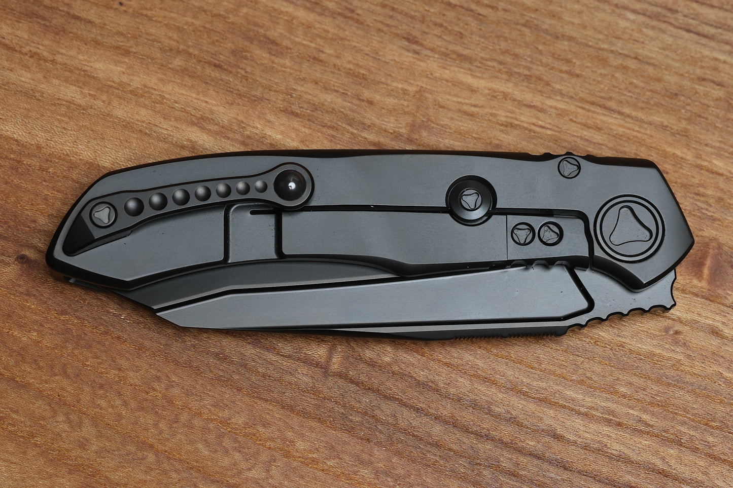 MICROTECH ANAX TITANIUM DLC TANTO M390 & CARBON FIBER INLAY 191C-1 DLCTCFITI