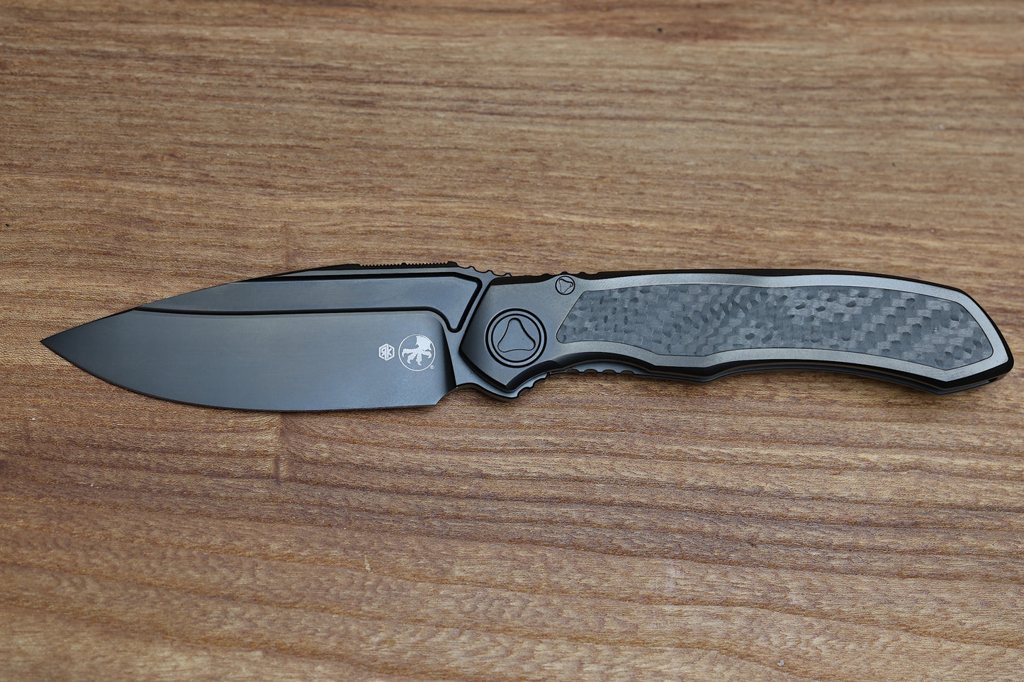 MICROTECH ANAX TITANIUM DLC & CARBON FIBER INLAY 190C-1 DLCTCFITI