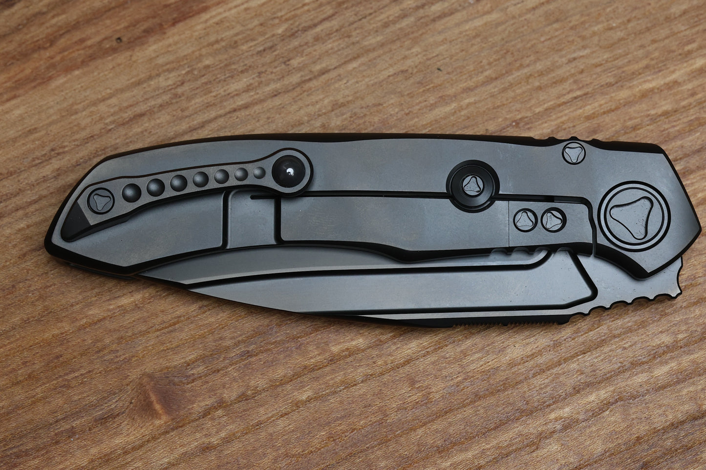 MICROTECH ANAX TITANIUM DLC & CARBON FIBER INLAY 190C-1 DLCTCFITI