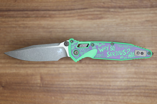 MICROTECH SOCOM RAM-LOK S/E JOKER ALUMINUM HANDLE BRONZED APOCALYPTIC STANDARD SIGNATURE SERIES 160RLS-13APJOS-AE