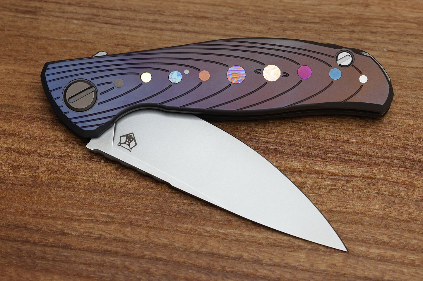 SHIROGOROV KNIVES / IGOR OLEINIKOV F95 "SOLAR SYSTEM" - M390 - MRBS