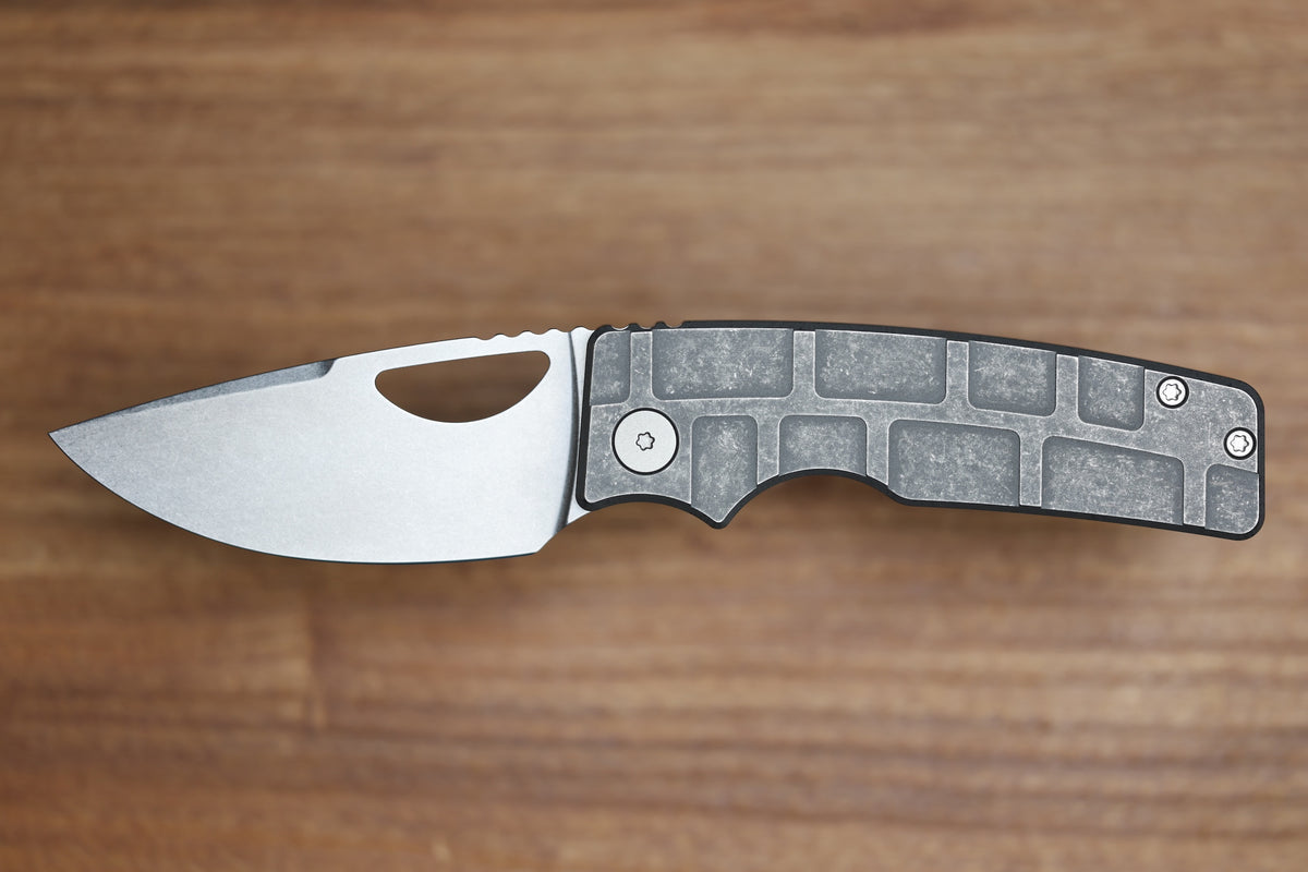 OZ MACHINE COMPANY ROOSEVELT MAG MILLED TITANIUM MAGNACUT BLADE #2285 (PREOWNED)