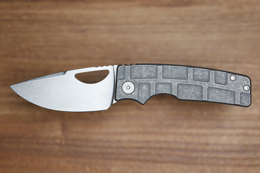 OZ MACHINE COMPANY ROOSEVELT MAG MILLED TITANIUM MAGNACUT BLADE #2285 (PREOWNED)