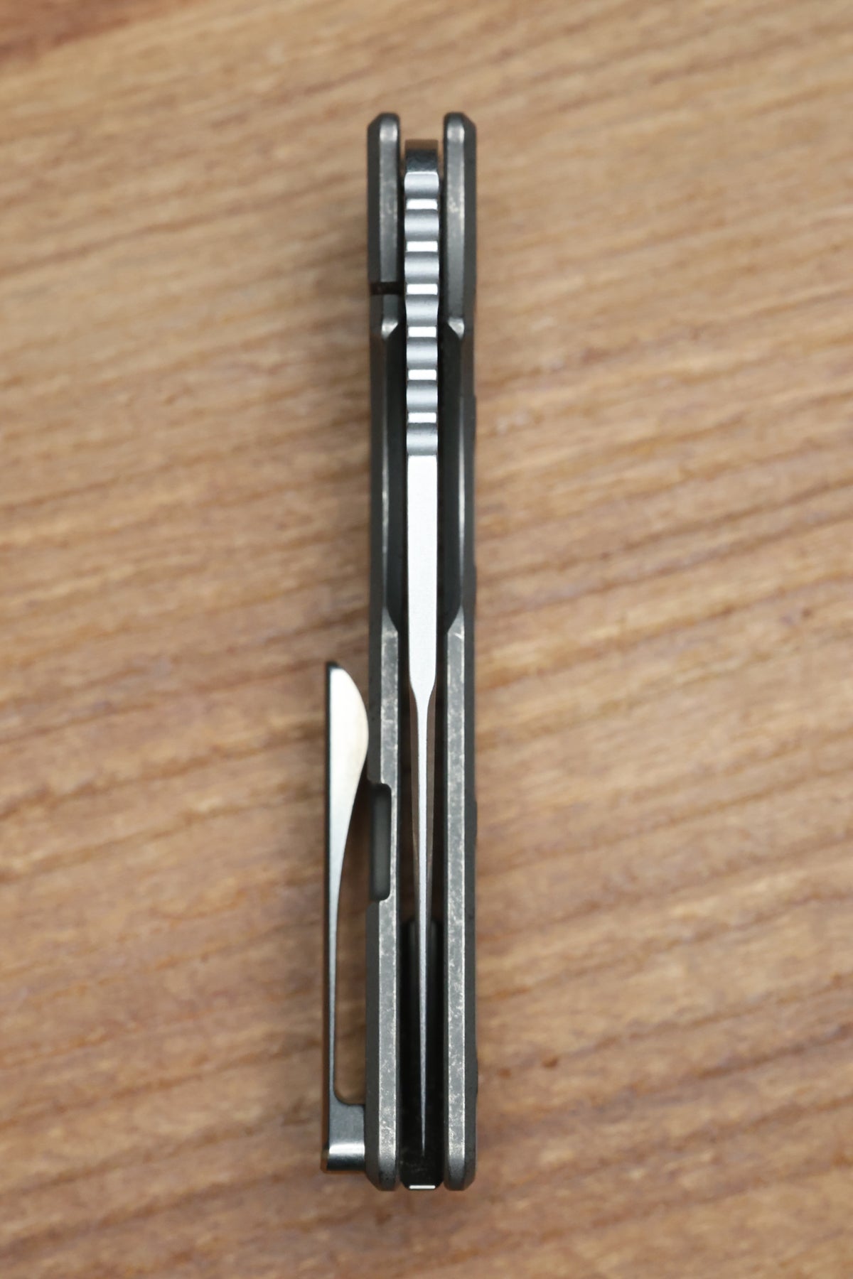 OZ MACHINE COMPANY ROOSEVELT MAG MILLED TITANIUM MAGNACUT BLADE #2285 (PREOWNED)