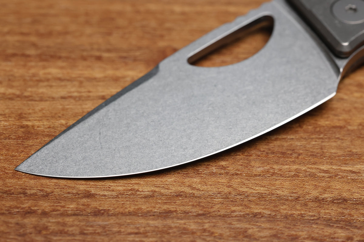 OZ MACHINE COMPANY ROOSEVELT MAG MILLED TITANIUM MAGNACUT BLADE #2285 (PREOWNED)