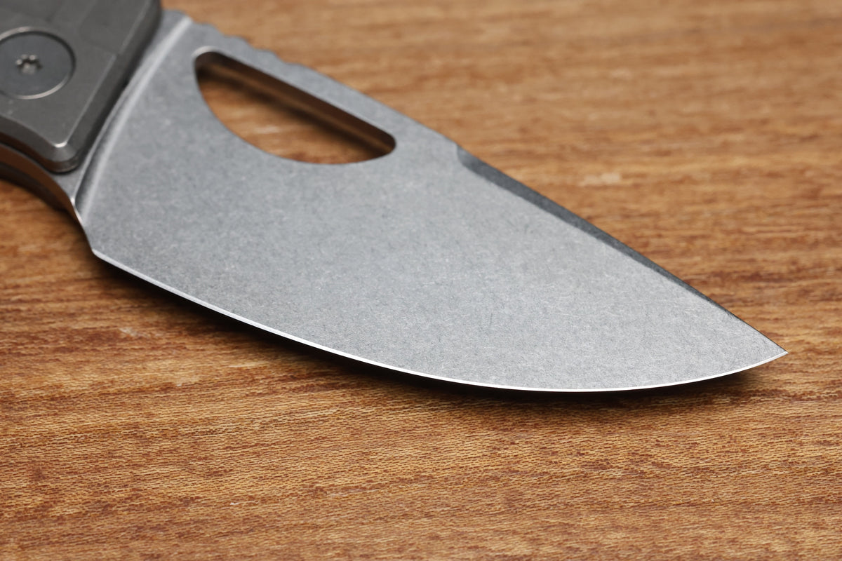 OZ MACHINE COMPANY ROOSEVELT MAG MILLED TITANIUM MAGNACUT BLADE #2285 (PREOWNED)