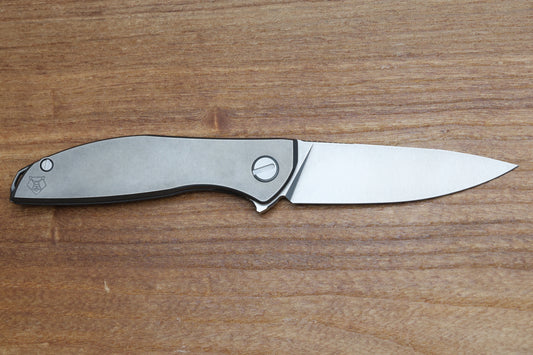 SHIROGOROV NEON LITE LEFTY – ELMAX BLADE – TITANIUM HANDLE – MRBS