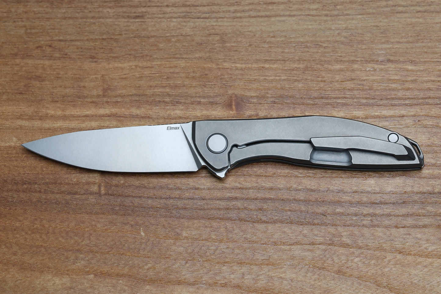 SHIROGOROV NEON LITE LEFTY – ELMAX BLADE – TITANIUM HANDLE – MRBS