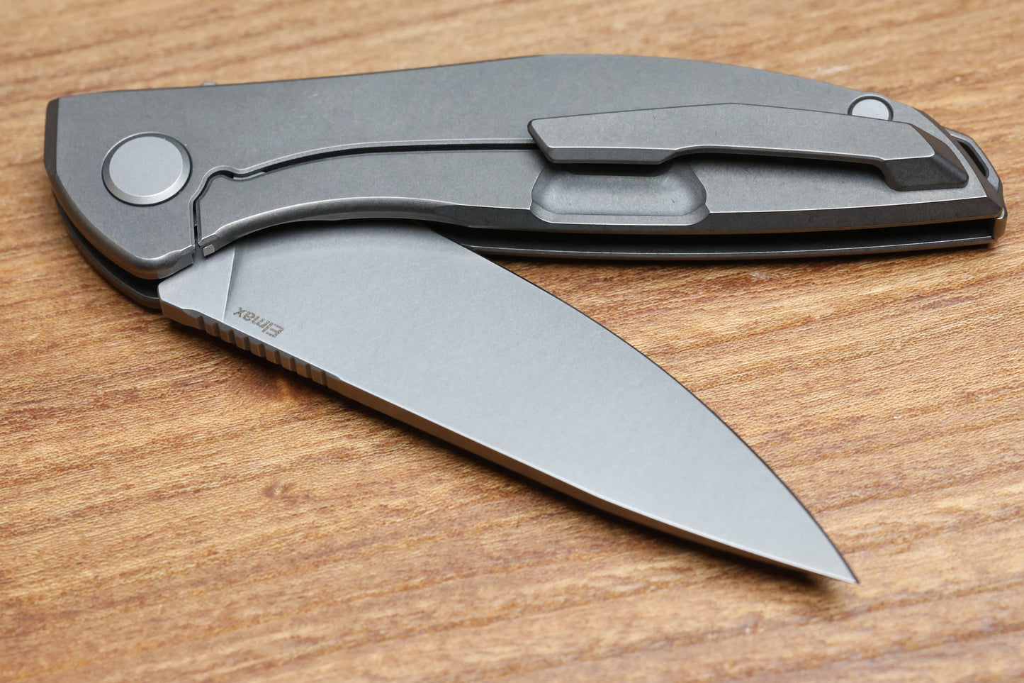 SHIROGOROV NEON LITE LEFTY – ELMAX BLADE – TITANIUM HANDLE – MRBS