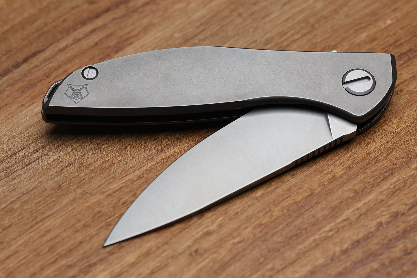 SHIROGOROV NEON LITE LEFTY – ELMAX BLADE – TITANIUM HANDLE – MRBS