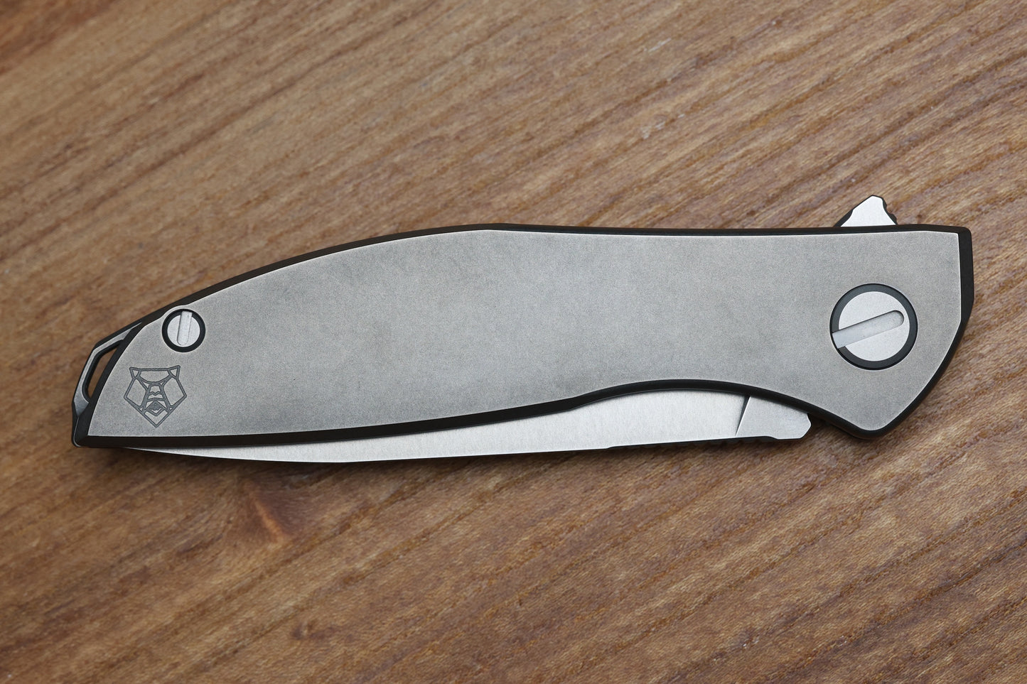 SHIROGOROV NEON LITE LEFTY – ELMAX BLADE – TITANIUM HANDLE – MRBS