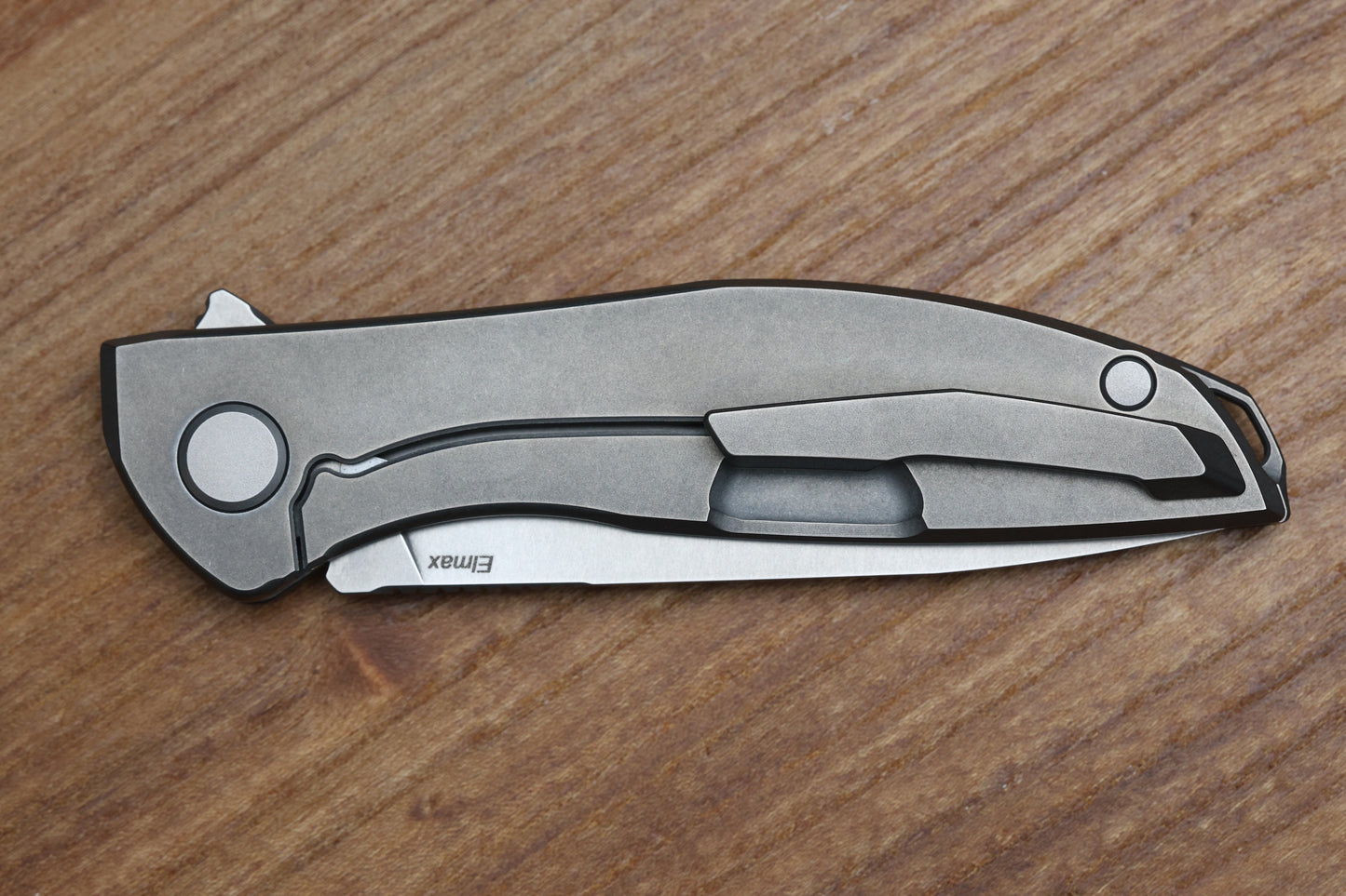 SHIROGOROV NEON LITE LEFTY – ELMAX BLADE – TITANIUM HANDLE – MRBS