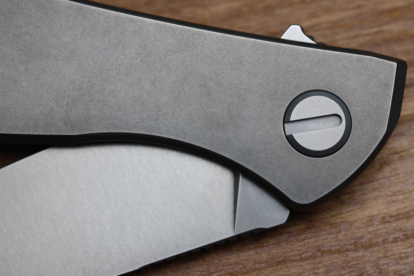 SHIROGOROV NEON LITE LEFTY – ELMAX BLADE – TITANIUM HANDLE – MRBS