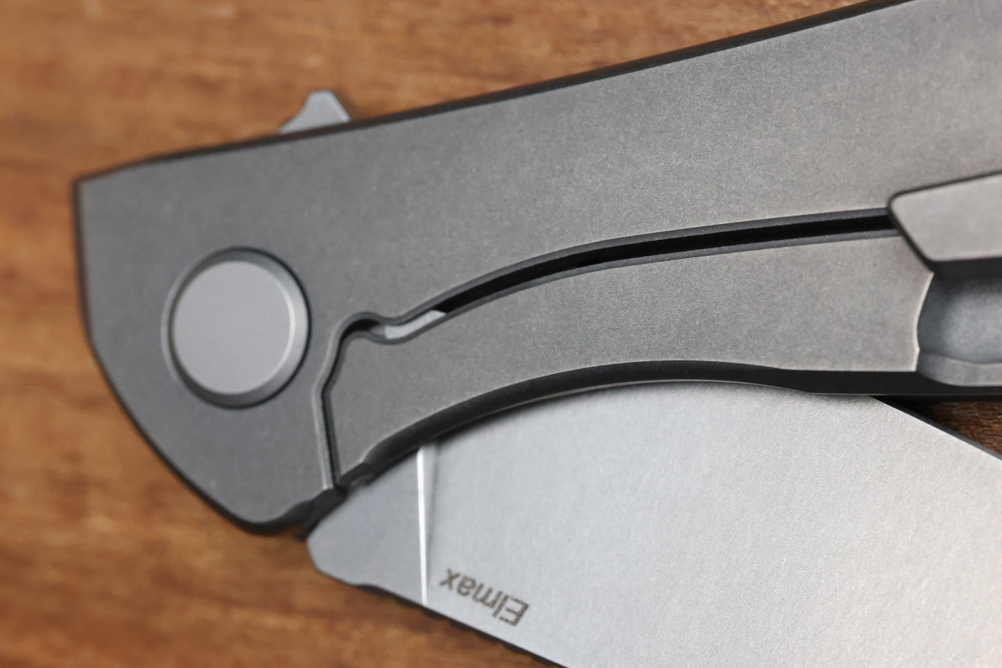 SHIROGOROV NEON LITE LEFTY – ELMAX BLADE – TITANIUM HANDLE – MRBS