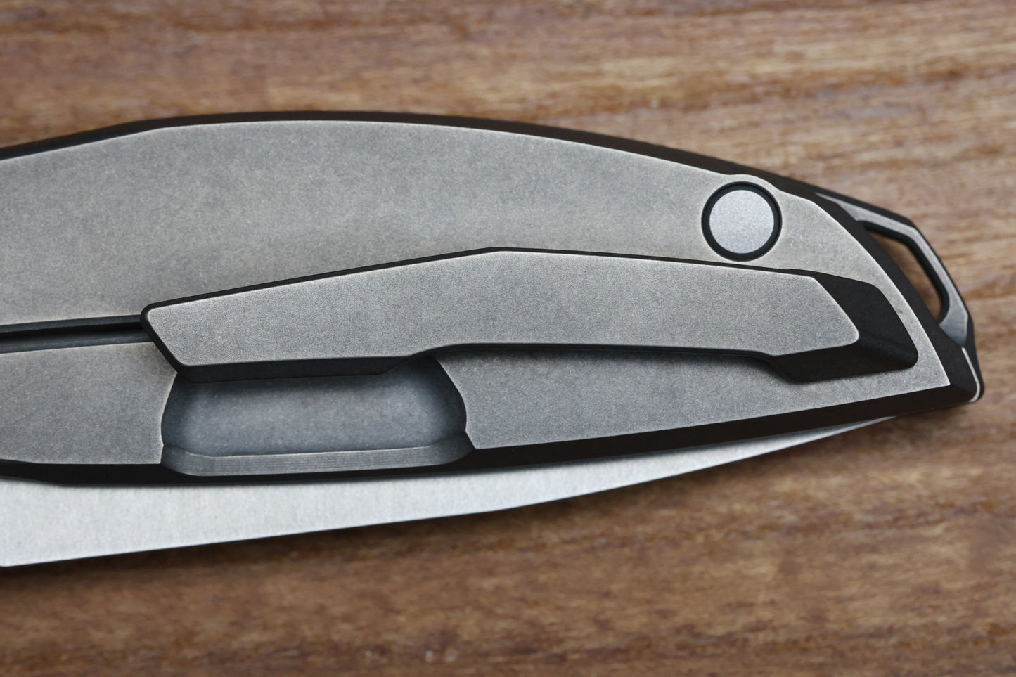 SHIROGOROV NEON LITE LEFTY – ELMAX BLADE – TITANIUM HANDLE – MRBS