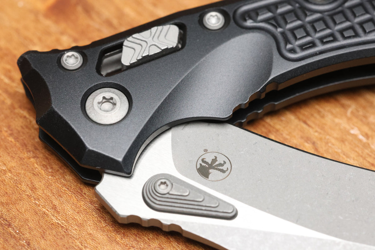 MICROTECH AMPHIBIAN MINI RAM LOK BLACK FRAG ALUMINUM & APOCALYPTIC M390MK 137MRL-10APFR