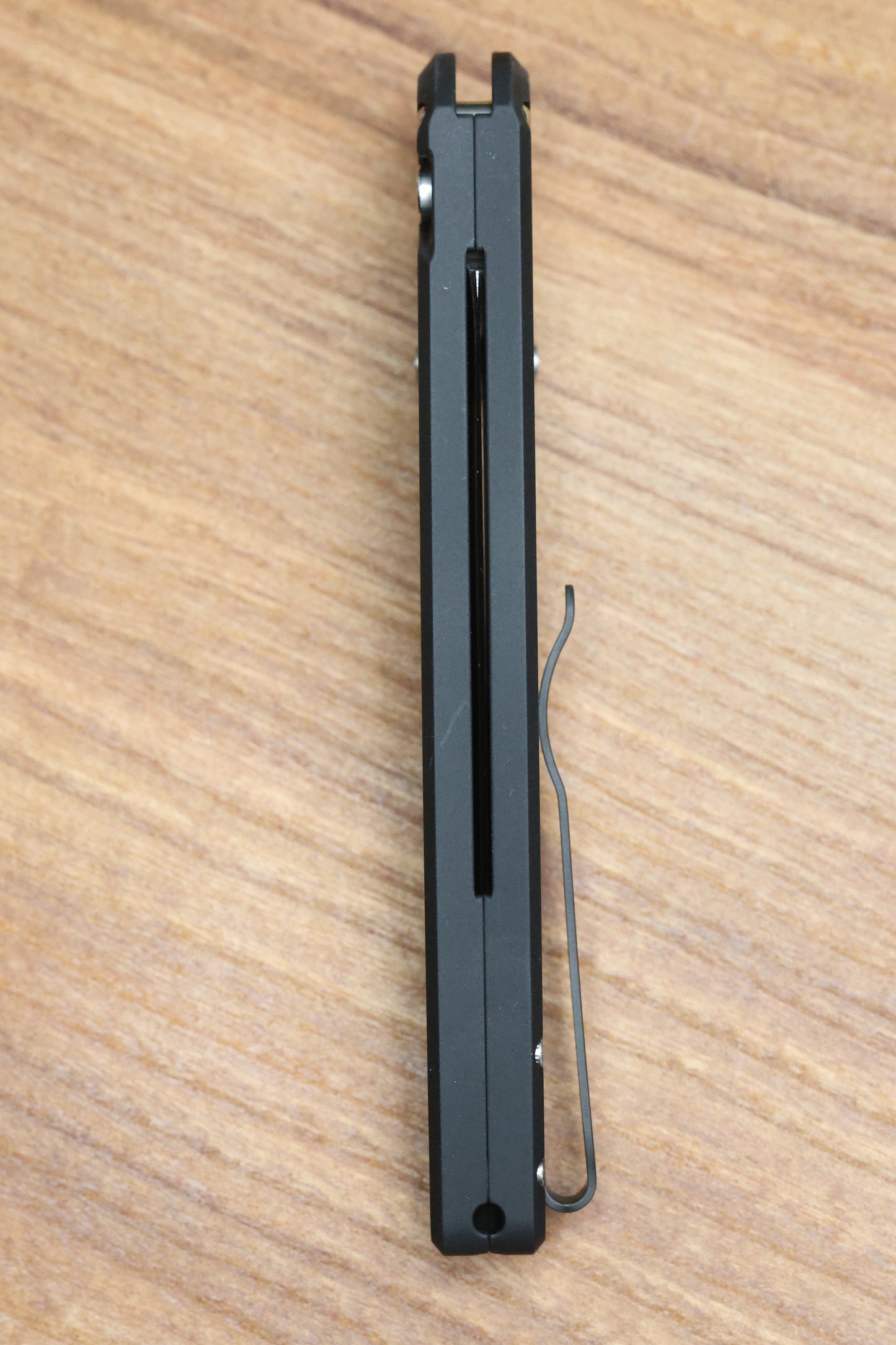 PRO-TECH KNIVES PEACE NEIGHBOR AVALON BLACK ALUMINUM AND MIRROR POLISHED BLADE CUSTOM 002