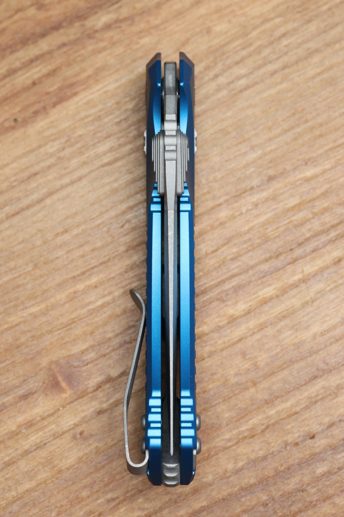 MICROTECH AMPHIBIAN MINI RAM LOK BLUE FRAG ALUMINUM & APOCALYPTIC M390MK 137MRL-10APFRBL