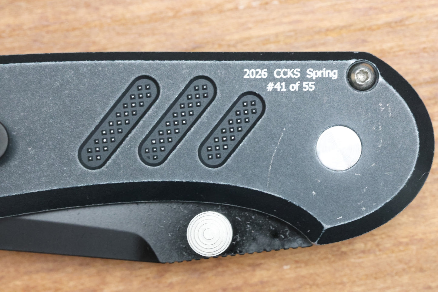 PRO-TECH PEACE NEIGHBOR AVALON BATTLEWORN BLACK BUTTON LOCK 4.25 DLC CCKS 2026 SPRING
