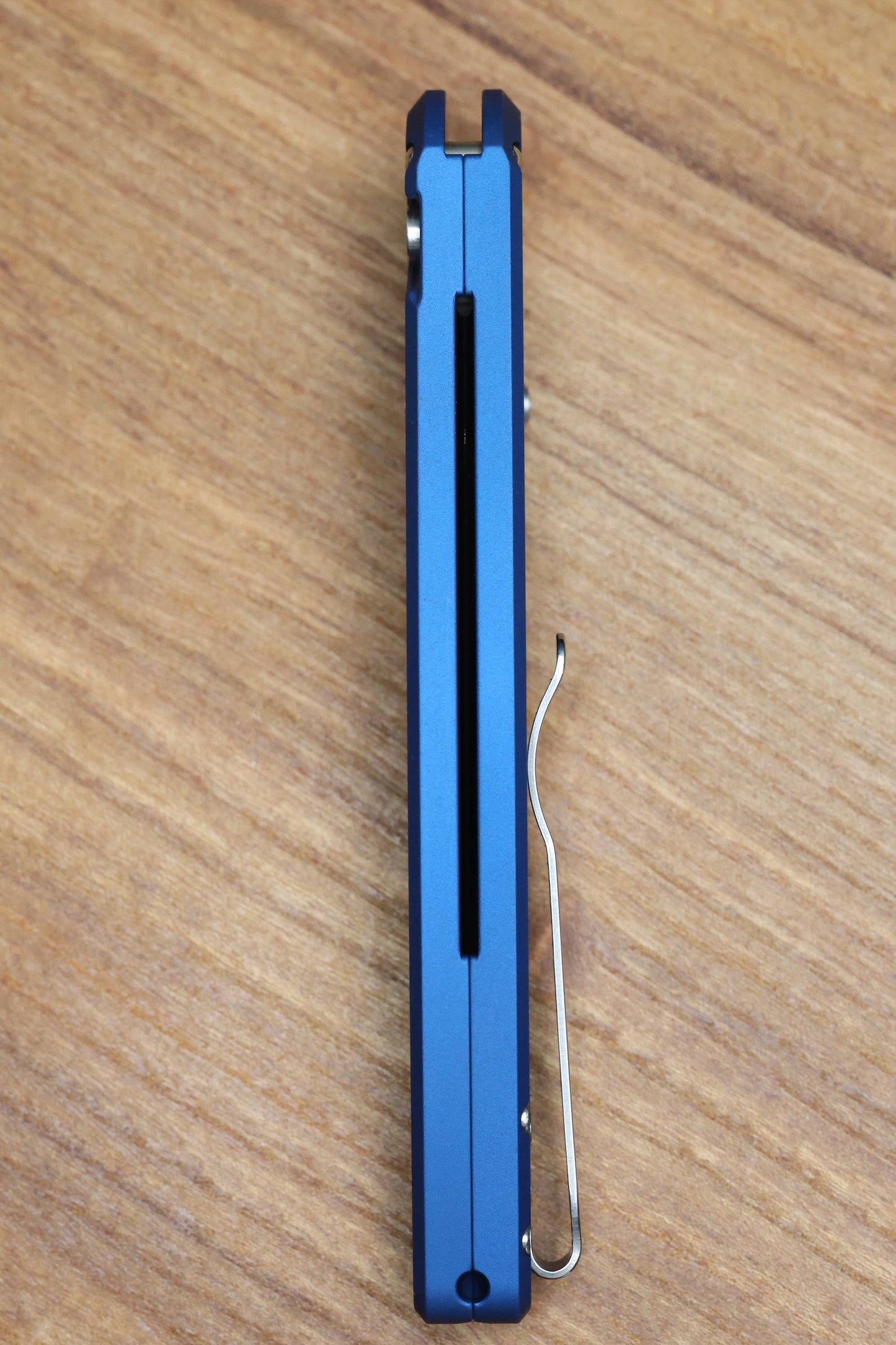 PRO-TECH KNIVES PEACE NEIGHBOR AVALON TEXTURED BLUE ALUMINUM HANDLE MACHINED SATIN MAGNACUT BLADE 2026 CCK SPRING.1