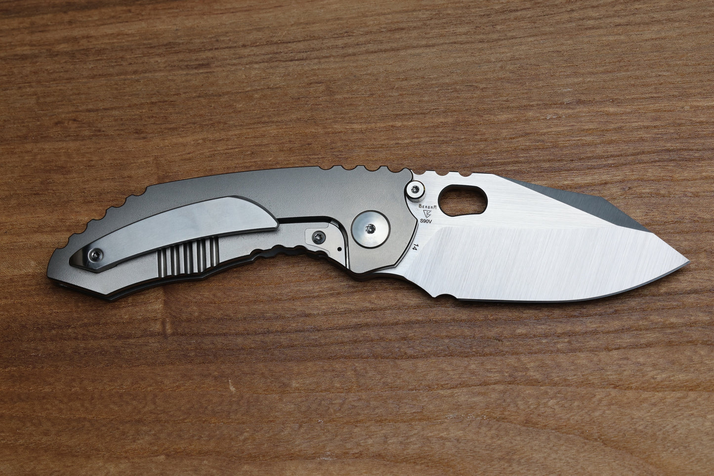 DALIBOR BERGAM DRACO W/ TITANIUM INTEGRAL HANDLE & SATIN S90V