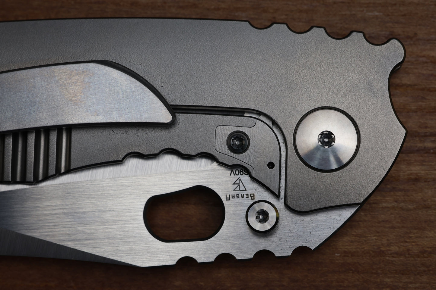 DALIBOR BERGAM DRACO W/ TITANIUM INTEGRAL HANDLE & SATIN S90V