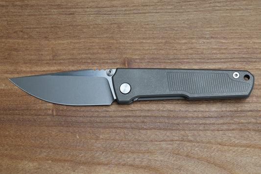 BMKT EXPLORER NF SPEC 1 - MILLED PATTERN TITANIUM  HANDLE WITH S90V BLADE