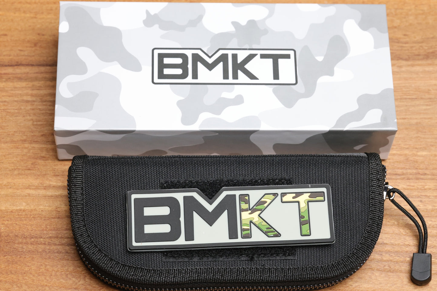 BMKT EXPLORER NF SPEC 2 - MILLED PATTERN BLACK PVD TITANIUM HANDLE WITH S90V BLADE
