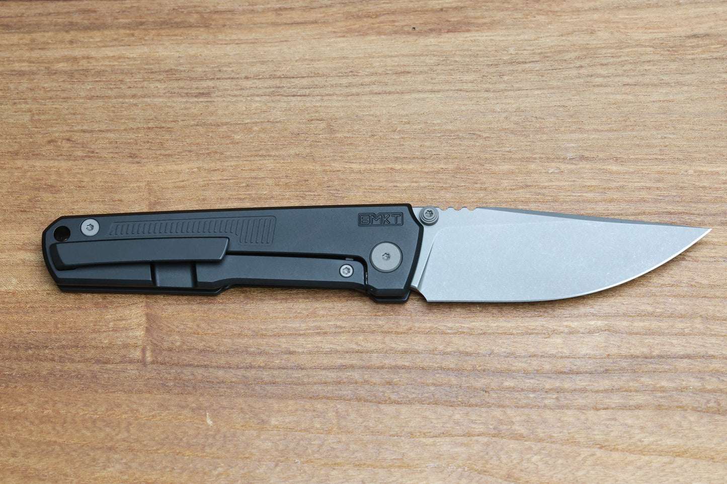 BMKT EXPLORER NF SPEC 2 - MILLED PATTERN BLACK PVD TITANIUM HANDLE WITH S90V BLADE