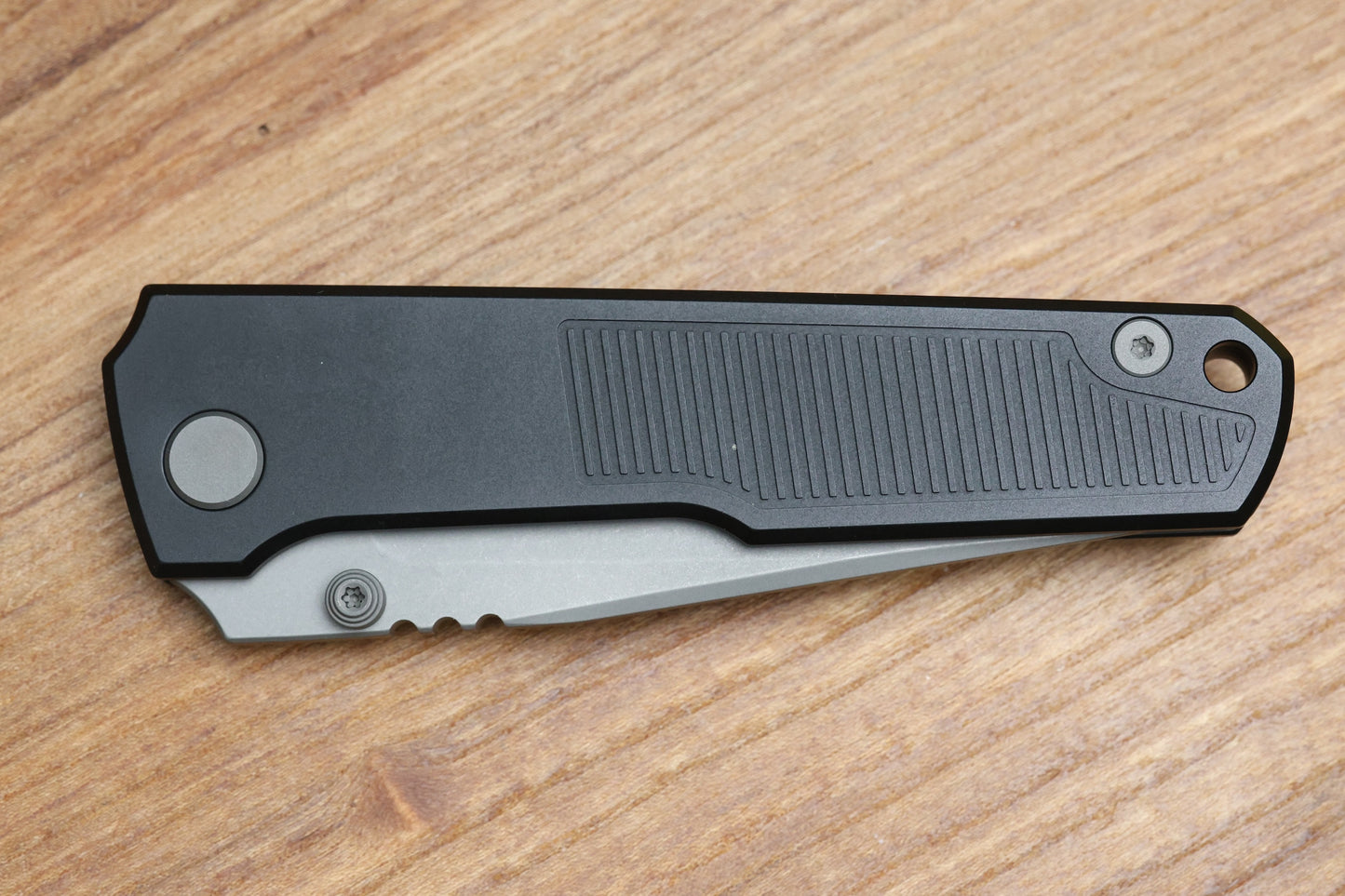 BMKT EXPLORER NF SPEC 2 - MILLED PATTERN BLACK PVD TITANIUM HANDLE WITH S90V BLADE