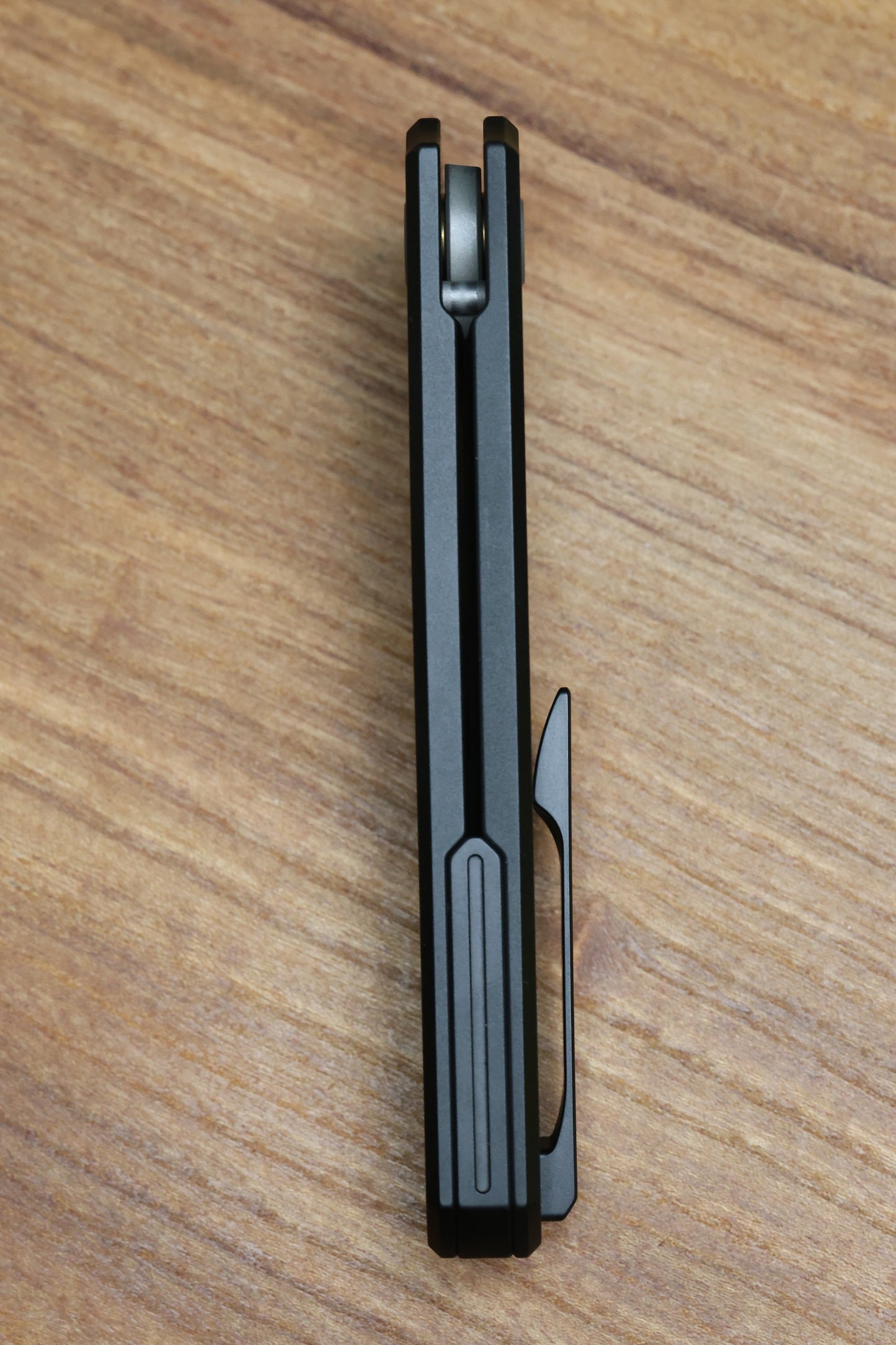 BMKT EXPLORER NF SPEC 2 - MILLED PATTERN BLACK PVD TITANIUM HANDLE WITH S90V BLADE