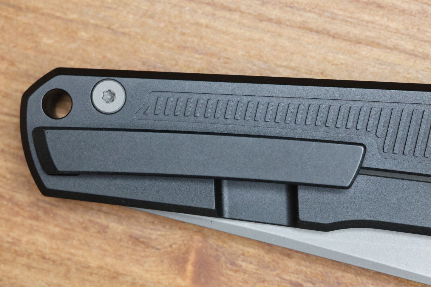 BMKT EXPLORER NF SPEC 2 - MILLED PATTERN BLACK PVD TITANIUM HANDLE WITH S90V BLADE