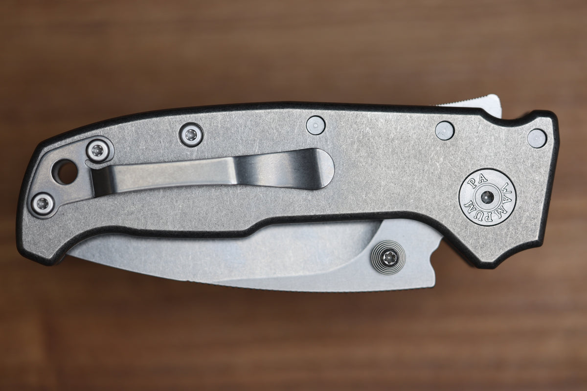 DEMKO AD20 COMPACT EXTRA THICK CXT TITANIUM HANDLES W/ 3.3" 3V BARONG BLADE