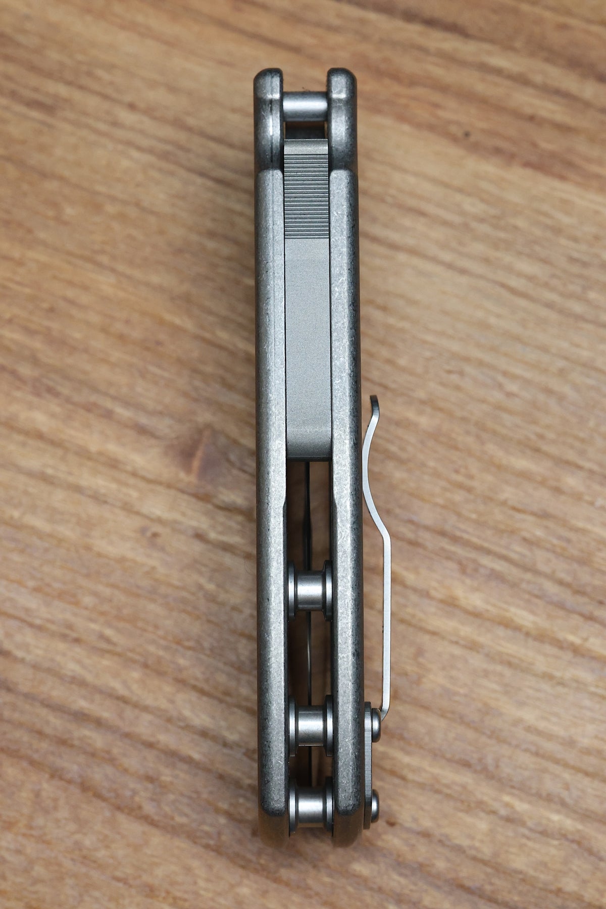 DEMKO AD20 COMPACT EXTRA THICK CXT TITANIUM HANDLES W/ 3.3" 3V BARONG BLADE