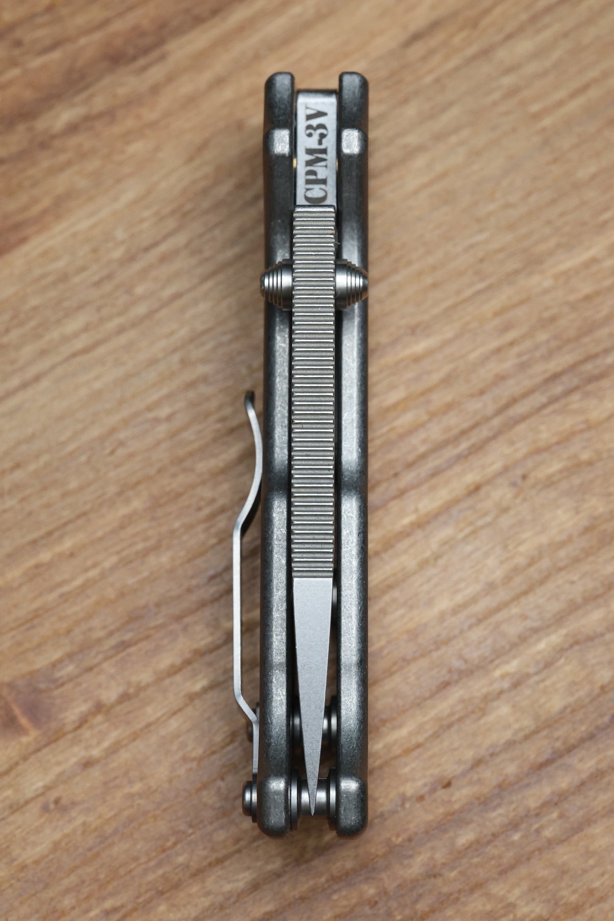 DEMKO AD20 COMPACT EXTRA THICK CXT TITANIUM HANDLES W/ 3.3" 3V BARONG BLADE