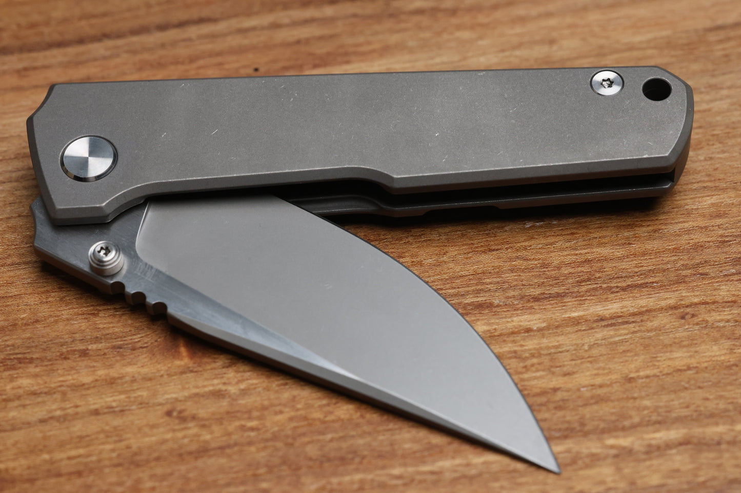 BMKT EXPLORER NF SPEC 1 - STONEWASHED TITANIUM HANDLE WITH S90V BLADE