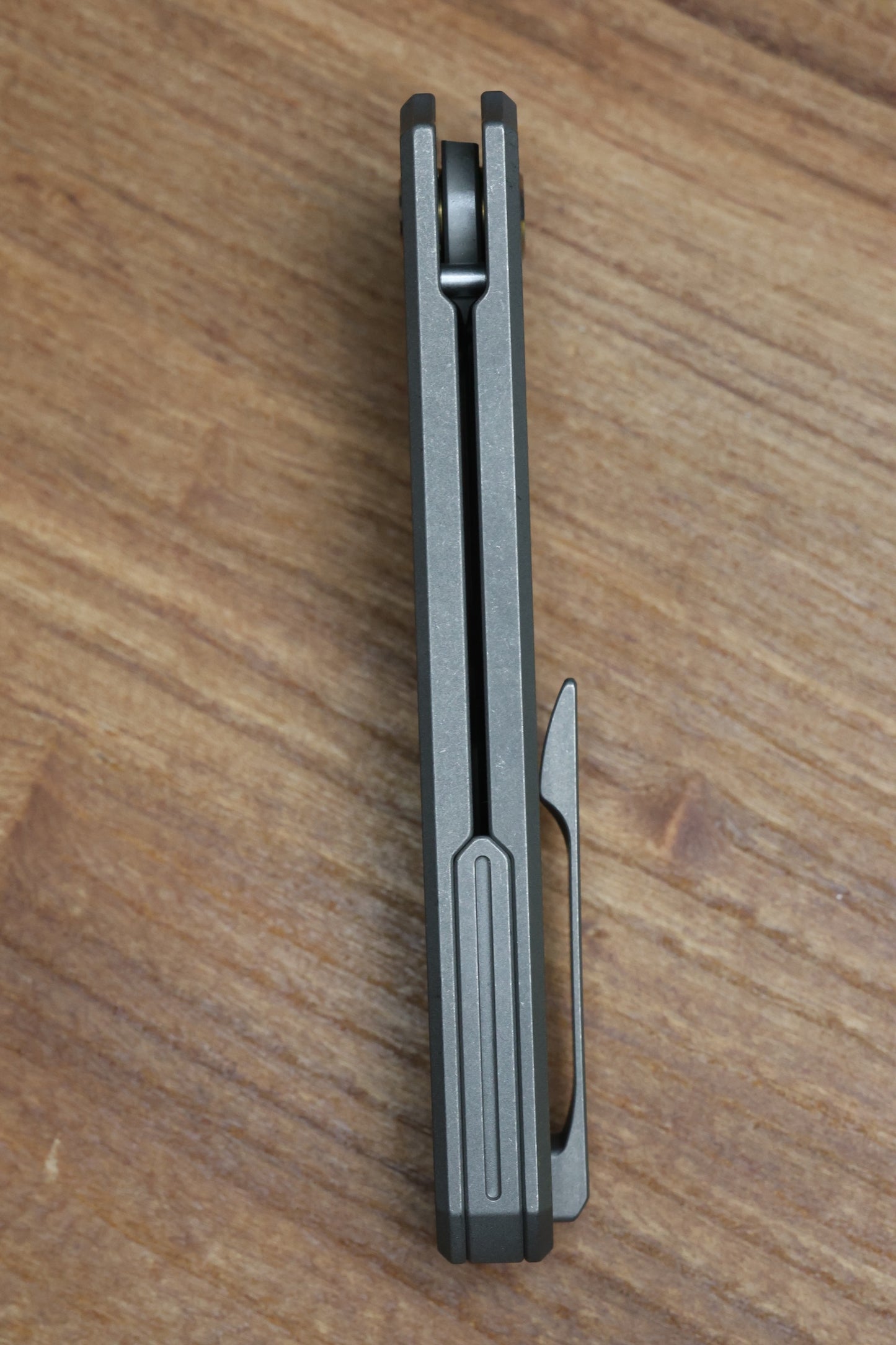 BMKT EXPLORER NF SPEC 1 - STONEWASHED TITANIUM HANDLE WITH S90V BLADE