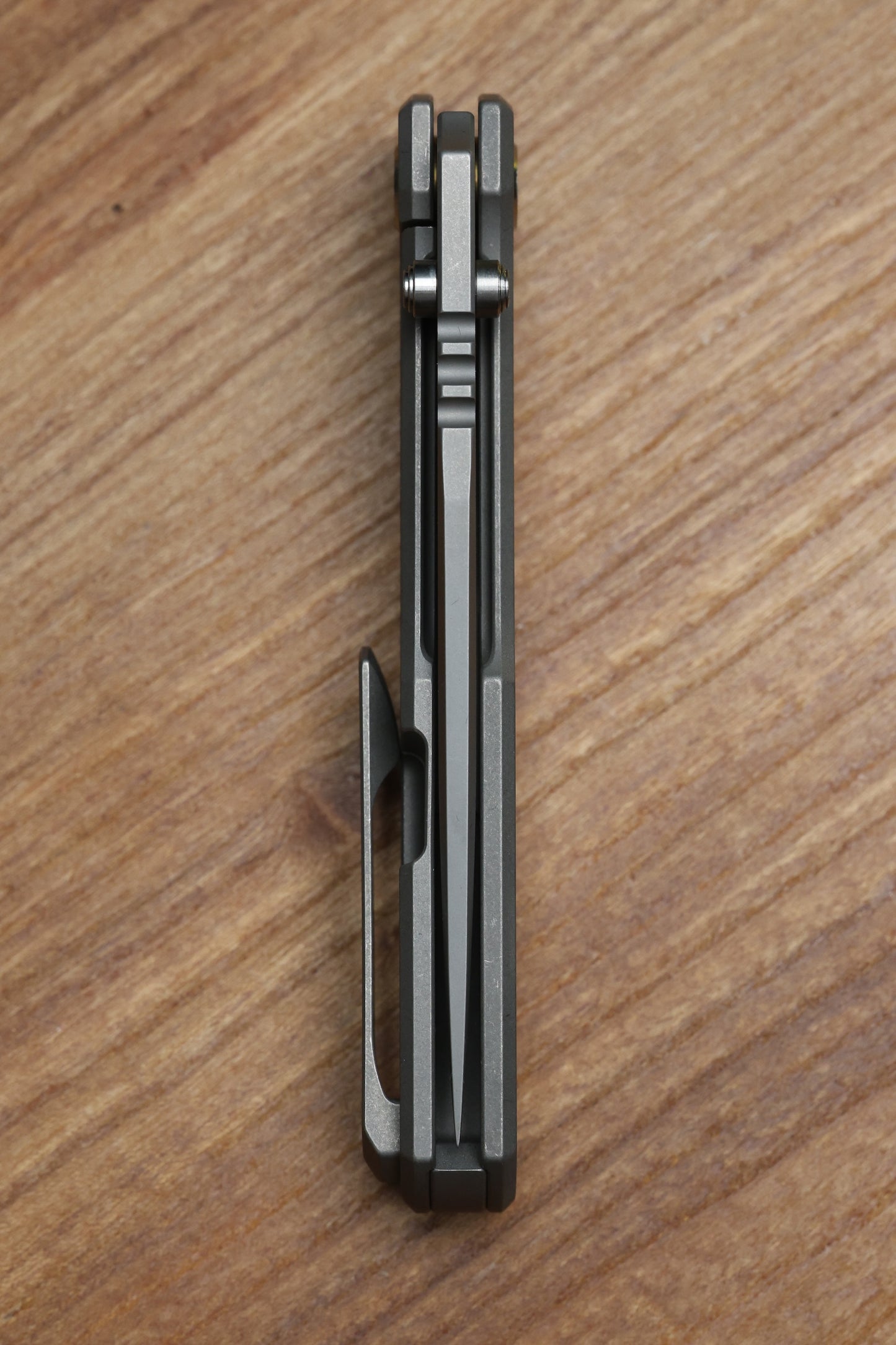 BMKT EXPLORER NF SPEC 1 - STONEWASHED TITANIUM HANDLE WITH S90V BLADE