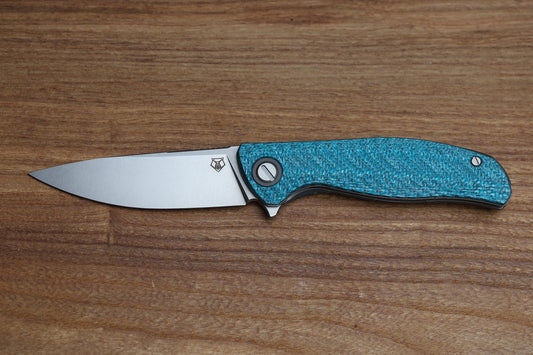 SHIROGOROV F3 - ELMAX BLADE - EMERALD ALUTEX HANDLE - MRBS