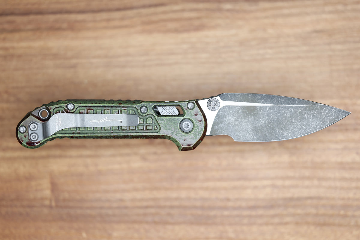 MICROTECH KNIVES LUDT RAM-LOK FRAG OUTBREAK DROP POINT SIGNATURE SERIES 1135RL-1FROBS
