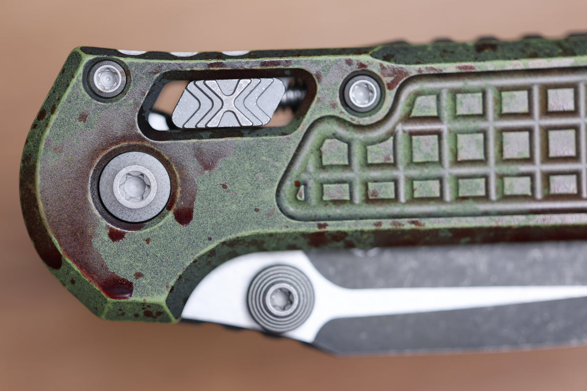 MICROTECH KNIVES LUDT RAM-LOK FRAG OUTBREAK DROP POINT SIGNATURE SERIES 1135RL-1FROBS