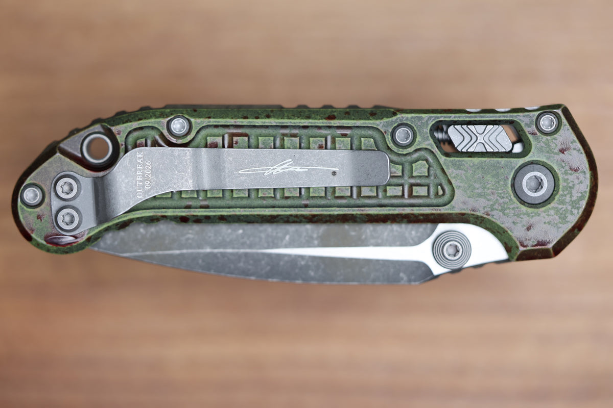 MICROTECH KNIVES LUDT RAM-LOK FRAG OUTBREAK DROP POINT SIGNATURE SERIES 1135RL-1FROBS