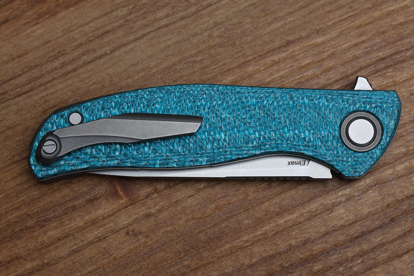 SHIROGOROV F3 - ELMAX BLADE - EMERALD ALUTEX HANDLE - MRBS