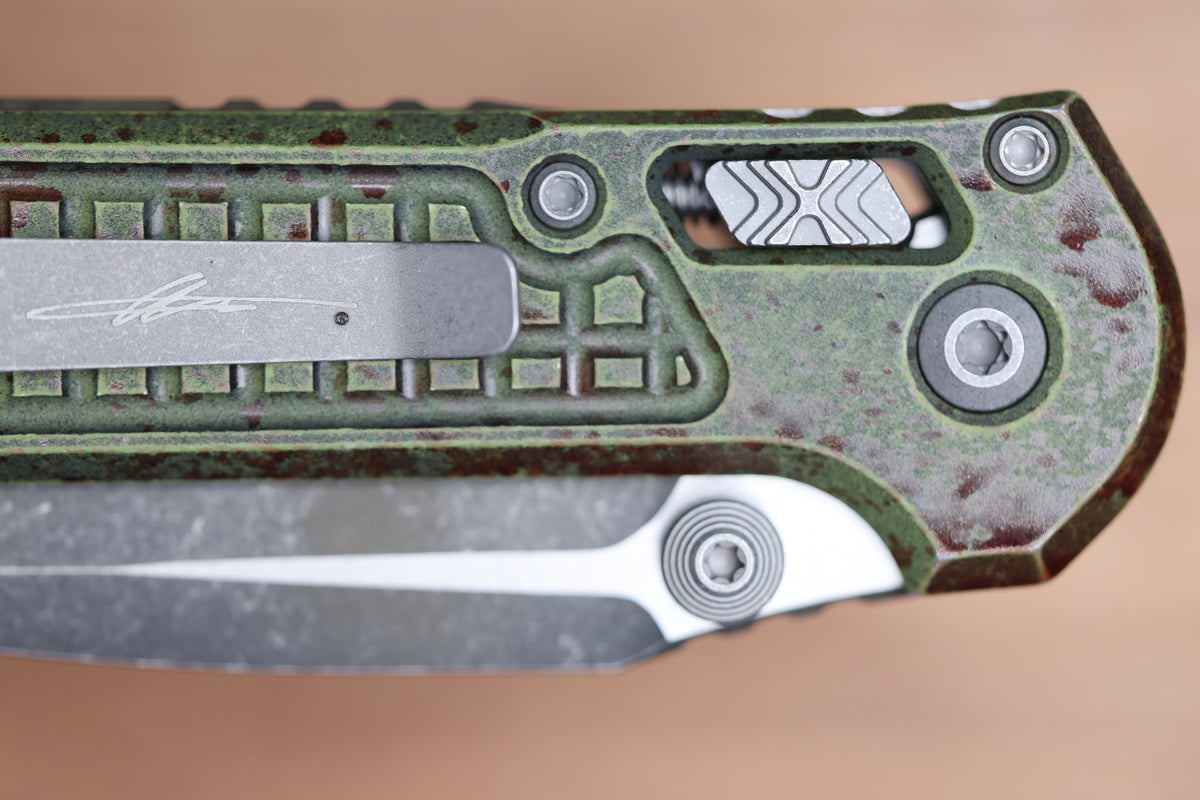 MICROTECH KNIVES LUDT RAM-LOK FRAG OUTBREAK DROP POINT SIGNATURE SERIES 1135RL-1FROBS