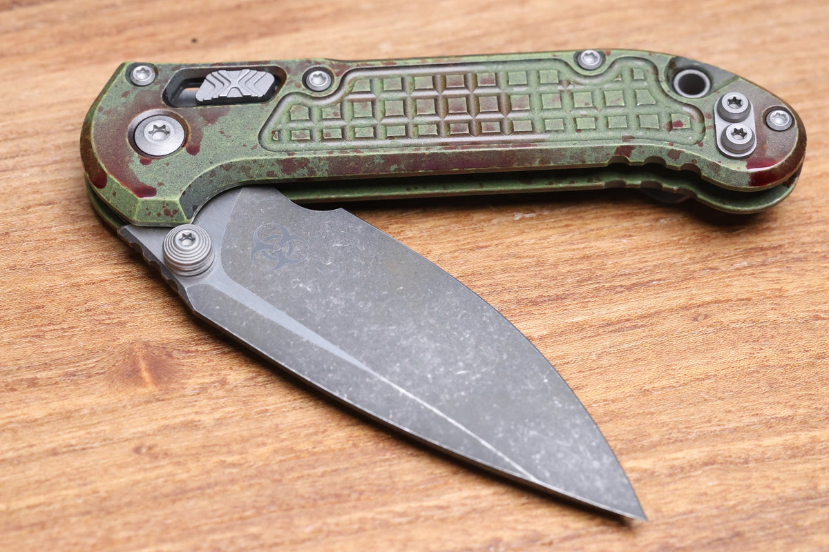 MICROTECH KNIVES LUDT RAM-LOK FRAG OUTBREAK DROP POINT SIGNATURE SERIES 1135RL-1FROBS