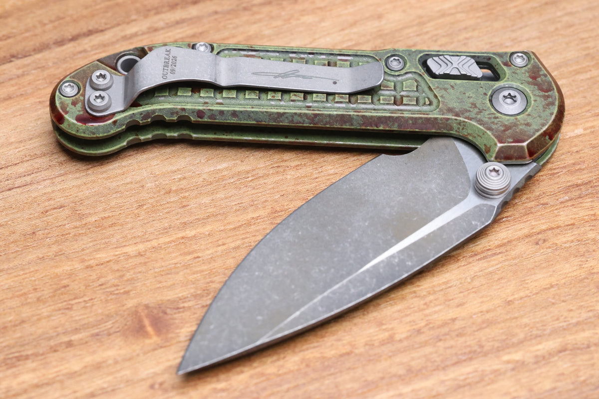 MICROTECH KNIVES LUDT RAM-LOK FRAG OUTBREAK DROP POINT SIGNATURE SERIES 1135RL-1FROBS