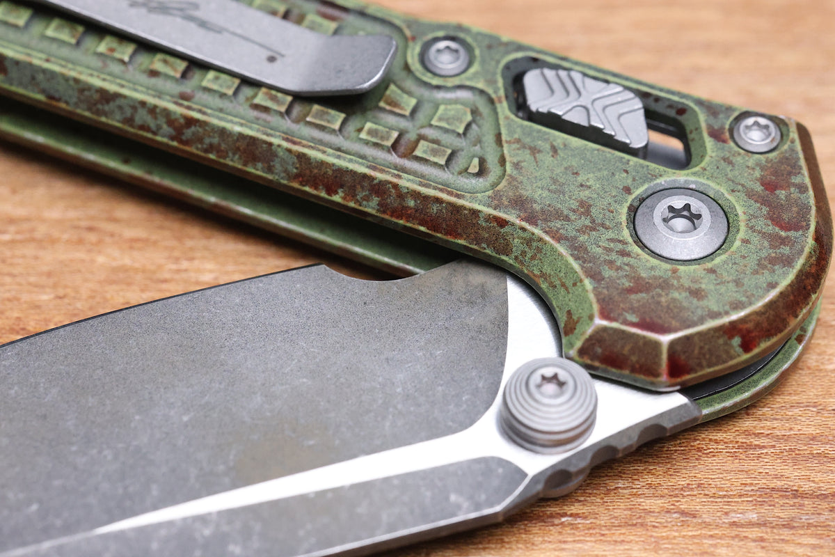 MICROTECH KNIVES LUDT RAM-LOK FRAG OUTBREAK DROP POINT SIGNATURE SERIES 1135RL-1FROBS