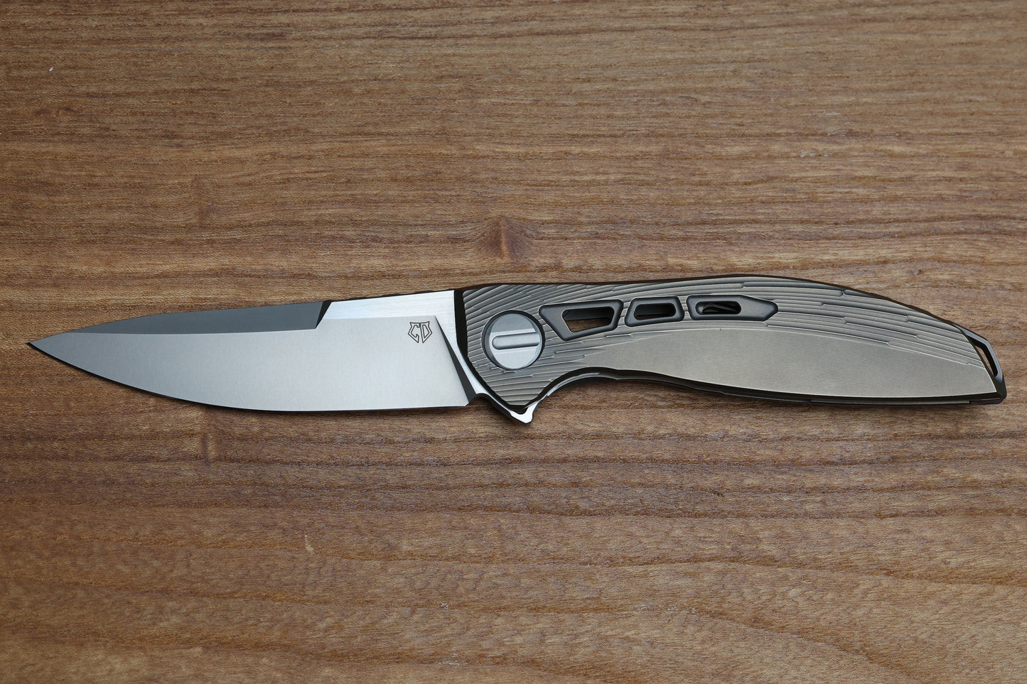 SHIROGOROV NEONIX CUSTOM DIVISION - M398 BLADE - TITANIUM HANDLE - SRRBS